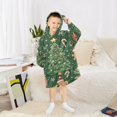 thumbnail image 6 of FORMRS Wearable Blanket Hoodie with Sleeves for Kids Cozy Flannel Sweatshirt, Christmas Tree, 6 of 7
