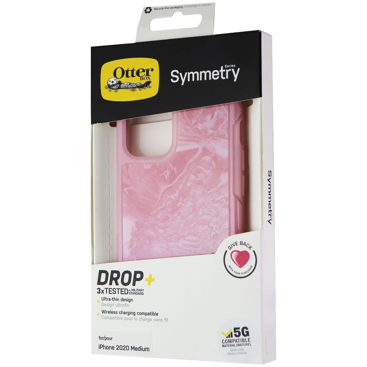 OtterBox Symmetry Case for Apple iPhone 12 &amp; iPhone 12 Pro - Shell-Shocked/Pink - image 2 of 3