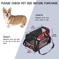 thumbnail image 3 of Watermelon Ultimate Pet Travel Bag with 900D Oxford Cloth Fabric and Sherpa Base Material - 17x10x11.8 in - Nylon Webbing for Comfort - Convenient and Durable Design for, 3 of 7