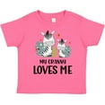 thumbnail image 3 of Inktastic Zebra My Granny Loves Me Boys or Girls Toddler T-Shirt, 3 of 5