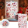 thumbnail image 1 of Xihbxyly Pegatinas para Ventana de San Valentín, Diseño de Rosas, Bonitas Calcomanías Decorativas para Vidrio, Fáciles de Aplicar, Personalizables, Perfectas para Vidrio, Paredes y Azulejos, Juego de, 1 of 7