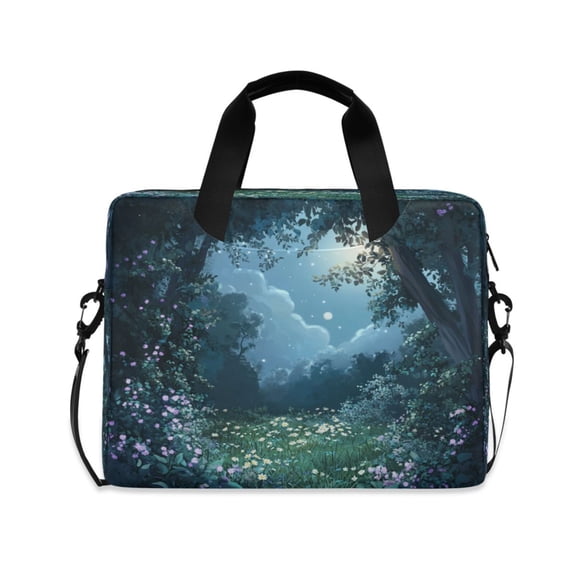 16" Laptop Tote Bag Laptop Sleeve Case Computer Briefcase for Work & Travel Magic Little Flower Scene