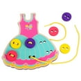 thumbnail image 2 of Meitianfacai Wooden Threading Button Early Learning Educational Handheld Games For Toddlers, 2 of 8