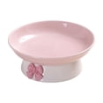 thumbnail image 2 of Raised Cat Food Bowls, 15-Degree Tilted Elevated Cat Bowls for Indoor Cats, Backflow Prevention Anti-Vomiting Cat Food Bowl for Kitten _ Pink _ S, 2 of 6