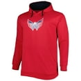 thumbnail image 2 of Men's Red Washington Capitals Big & Tall Fleece Pullover Hoodie, 2 of 3