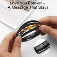 thumbnail image 6 of Men’s Tiger Eye Cross Bracelet – Brown Braided Leather Wristband with “Love You Forever” Magnetic Clasp, Christian Gift for Him, 6 of 9