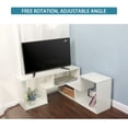 thumbnail image 5 of 43'' - 86'' DIY Convertible TV Stand and Bookcase, for TV's 40'' to 80'', Horizontal or Vertical Storage Shelf, for Study, Bedroom, Living room, Office, 5 of 11