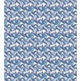 thumbnail image 3 of Ambesonne Botany Duvet Cover Sets, Repeated Exotic Palm Leaves, 2-King, White Blue Dark Fuchsia, 3 of 7
