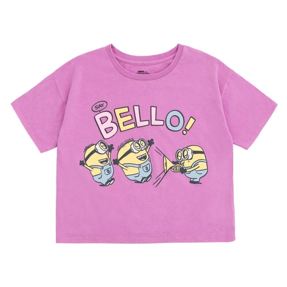 Minions Boxy Drop Shoulder T-Shirt Little Kid to Big Kid