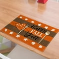 thumbnail image 4 of Danhjin Fall Placemats Waterproof Table Mats for Fall Thanksgiving Dinner, 17.72*11.81in Wipe-Clean Season Holiday Dining Table Protection Decor, 4 of 6