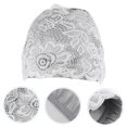 thumbnail image 3 of Miangastore Lot de 1 Bonnets de Bain Imperméables Dentelle Grise pour Dames Style Mode, 3 of 8