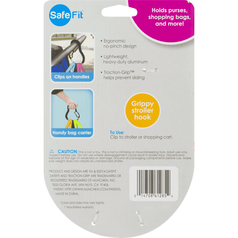 Safe fit 2025 stroller hook