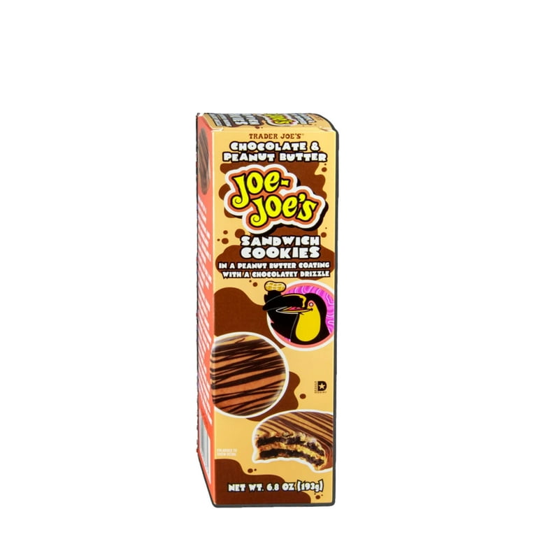 2 Pack of Trader Joe's Chocolate & Peanut Butter Joe-Joe's | 6.8