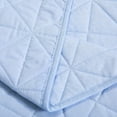 thumbnail image 4 of Chaps 3-Piece Jersey Knit Microfiber Quilt Set - Coverlet Comforter - Blue - Size Full/Queen, 4 of 5