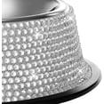 thumbnail image 4 of Tazón para mascotas de acero inoxidable con diamantes de imitación brillantes, comedero para perros y gatos Ormromra, 4 of 6