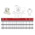 thumbnail image 3 of 2pcs -40 Rail Shaft Support Rod Holder Aluminum Stand Type for 3D, 3 of 4
