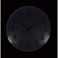 thumbnail image 2 of Seiko 13 inch Luminous Round Wall Clock, Brown & White, QXA788BLH, Quartz Analog, 2 of 7