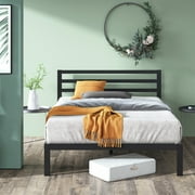 Zinus Mia 38 Metal Platform Bed Frame with Headboard, Twin