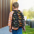 thumbnail image 6 of Rocae Plaid Dachshund for Comfortable Student Backpack - Lightweight ,Durable School Bag Ideal for Middle School, High School, and College, 6 of 6