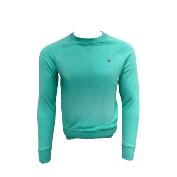 GANT Men's Original Crew Neck Sweatshirt, Spearmint, M
