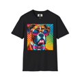 thumbnail image 4 of Boxer Glasses Pop Art2 Unisex Softstyle T-Shirt, 4 of 10