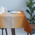 thumbnail image 4 of Grey Dark Brown Ombre Table Cloth Waterproof Tablecloths, Modern Abstract Art Gradient Tablecloth Dining Table Cover for Kitchen Party Tabletop Outdoor, Rectangle Tablecloth 54x108 Inch, 4 of 9