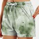 thumbnail image 3 of Pantalones Cortos Largos para las Mujeres, Pantalones Cortos Casuales Impresos de Cintura Alta No Estirable Hechos de Poliéster Transparente Airy para Todo el Uso de Temporada, Pantalones Cortos Casua, 3 of 5