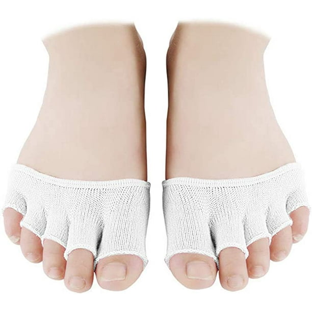 4 Pairs of Toe Socks Open Five Half Toe Socks Invisible Sports Socks Yoga  Socks（One size fits all）