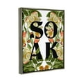 thumbnail image 3 of Soak Bathroom Floral Sign Botanical & Floral Graphic Art Luster Gray Framed Art Print Wall Art, 3 of 6