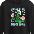 thumbnail image 3 of Disney - Alice In Wonderland - Grow Your Own Way - Juniors Cropped Pullover Hoodie, 3 of 5