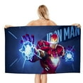 thumbnail image 1 of Iron Man Toalla de playa de secado rápido con diseño temático, regalo para mujeres y niñas, ideal para cumpleaños, fans, amantes de la música, uso en la playa o al aire libre, 78 × 150 cm, 1 of 6