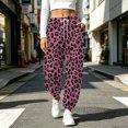 thumbnail image 6 of Lnmiateer Cozy Fleece Jogger Pants for Women High Rise Drawstring Waist Barrel Leg Pockets Street Daily Winter Warm Casual Wear, 6 of 6