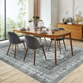 thumbnail image 5 of Geetinfly 9*12FT Area Rugs 1150Gsm 350Gsm Velvet Weight Pearl Velvet Washed Back Folding Printed Carpet Xxs-Persia-Jingyu Dark Gray, 5 of 7