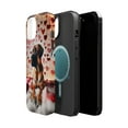 thumbnail image 2 of DistinctInk Tough Case for Apple iPhone 13 (6.1" Screen), Compatible with MagSafe Charging - Valentine's Day Boerboel, 2 of 6