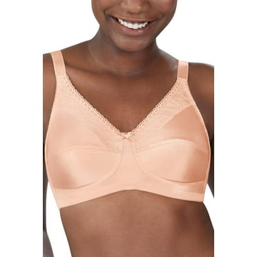 Amoena Womens Nancy Non-Wired Pocketed Mastectomy Bra Rose Nude 44D