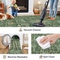 thumbnail image 6 of BERTHMEER 9'x12' Area Rugs for Living Room Bedroom Dining Room Office Farmhouse Vintage Large Washable Traditional Non-slip Blackish Green Rugs Carpets, 6 of 6