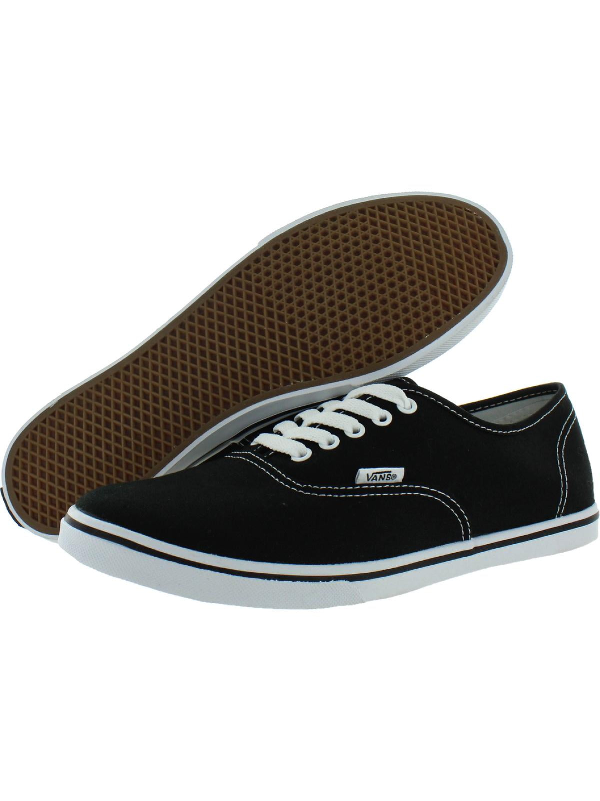 vans authentic lo pro black and white