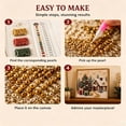 thumbnail image 6 of Pearl Art Kits for Adults, DIY Christmas Pearl Diamond Art Kit with Frame, Pearl Diamond Art, Christmas Pearl Beads Art Craft for Adults & Beginners, Artificial Diamond Dots Beads for Home Wall Decor, 6 of 7