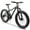 black-1, variant on POVANLI 20" Fat Tire Bicycle for Adult Ages 14+ Bike, Steel Frame, 7 Speed