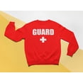 thumbnail image 3 of Guard Red Crew Neck Sweatshirts Unisex (XX-Large), 3 of 7