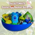 thumbnail image 2 of Happy Easter Basket Pre-Filled Surprise Jumbo Egg w/ Blue's Clues Plush Toy Kids Boys Girls Balloon Eggs Peeps Candies & Reusable Plastic Egg-Shaped Container Spring Party Favors (Contents Vary), 2 of 7
