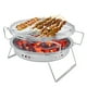 thumbnail image 2 of Mini parrilla de barbacoa plegable portátil de acero inoxidable para patio de acampada al aire libre, 2 of 10