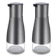 thumbnail image 1 of Dispensador de aceite y vinagre gourmet, botellas de acero inoxidable y vidrio sin plomo de primera calidad para el hogar, hoteles, restaurantes, 2 piezas, cuerpo de botella antideslizante, sin BPA,, 1 of 5
