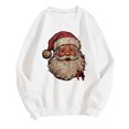 thumbnail image 2 of Chandails de Noël pour Femmes Mode de Noël pour Femmes T-Shirt à Manches Longues et Col Rond avec Coupe Ample et Design de Chandail Sans Capuche pour Femmes, 2 of 3