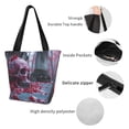 thumbnail image 4 of Sikiie Gothic Red Skull Cemetery Shoulder Bag Casual Hobo Crossbody Tote Bag for Women and Men Large Purse Messenger Bag Travel Work, 4 of 6
