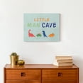 thumbnail image 4 of Creative Products Little Man Cave Dino 1 14 x 11 Canvas Wall Art, 4 of 5