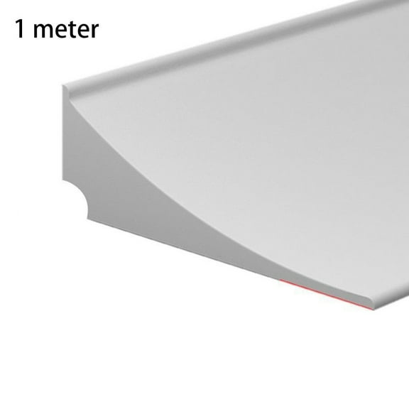 Silicone Shower Tray Sealing Strip Bath Sink Edging Seal Trim 4.5Cm Width 1.5Cmh 1 Meter Smile Home