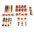 thumbnail image 2 of Tablero de clasificación de formas, rompecabezas de formas de madera para niños, juguete de clasificación de formas, rompecabezas de formas de madera, los mejores materiales, 2 of 9