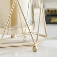 thumbnail image 5 of Danya B. Prism Warm Gold Hurricane Candle Holders - Set of 2, 5 of 11