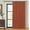 Burnt Orange, variant on Thermal Sliding Door Curtains 100% Blackout Curtains for Bedroom, Sliding Glass Door Drapes Extra Wide for Patio Linen Textured Farmhouse Window Treatment, Grey, 1 Panel, W100xL96